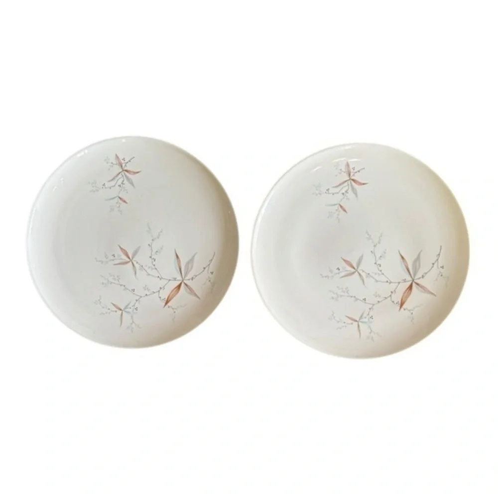 Carefree True China By Syracuse Finesse 10” Dinner Plates Set of Two DC2200